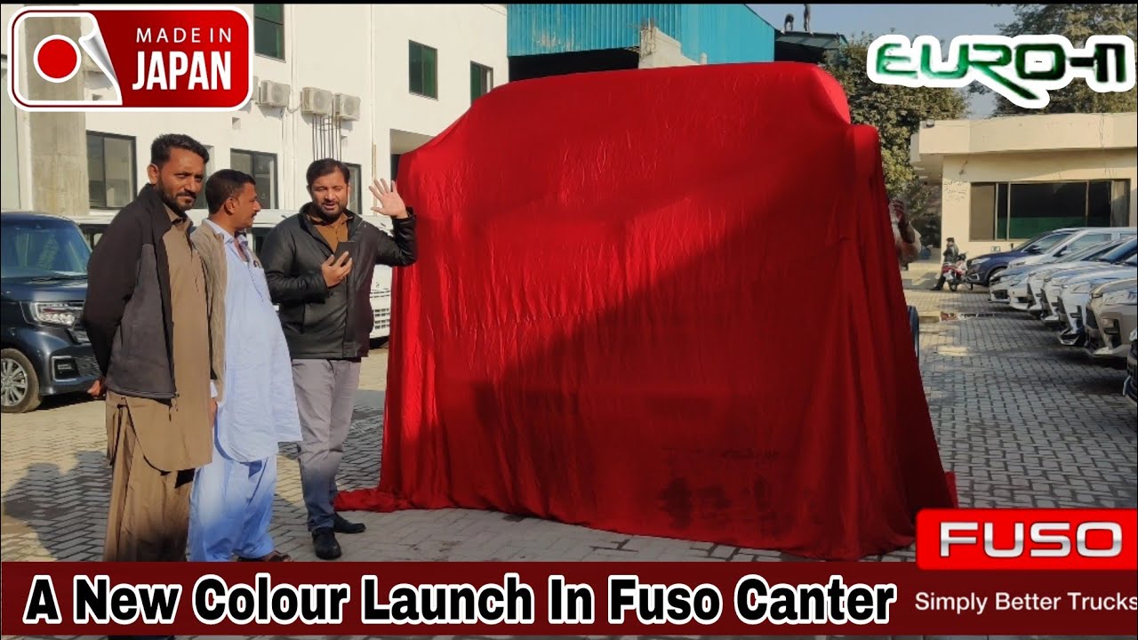 A New Colour Launch in Mitsubishi Fuso Canter Lovely Different Colours One Truck | Fuso Truck review