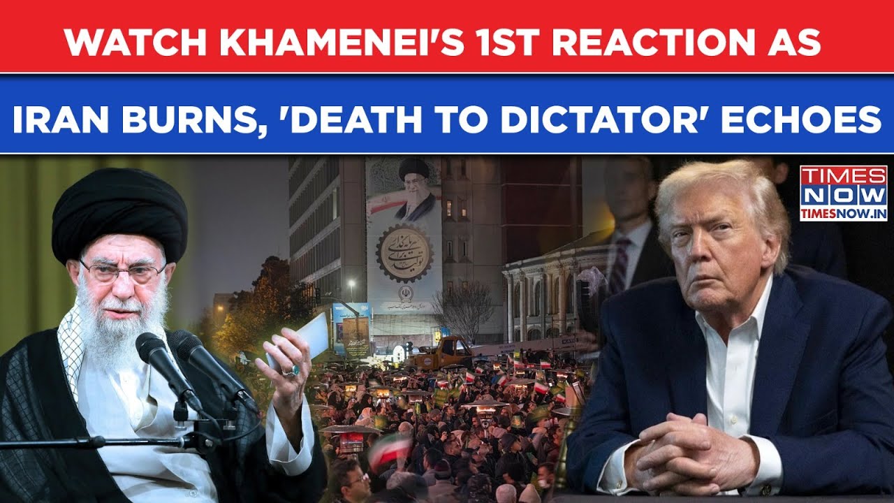 Watch Khamenei's 1st Address As Iran Burns 'Death To Dictator' Chants Echo, Supreme Leader Warns..