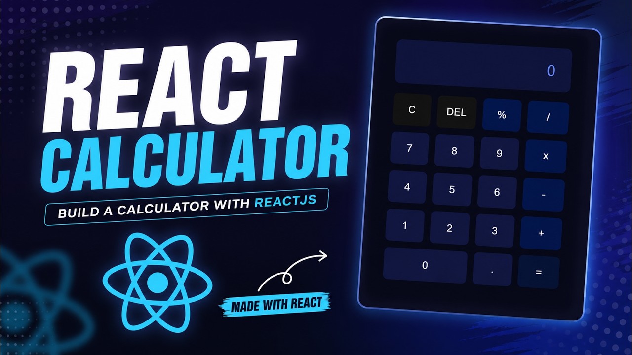 Build a Simple Calculator App with ReactJS | Beginner-Friendly Tutorial (2025)