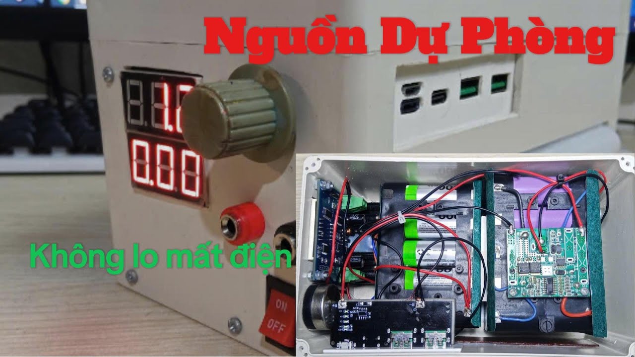 Nguồn điện dự phòng gia đình: Không lo gián đoạn điện thoại, laptop, WiFi
