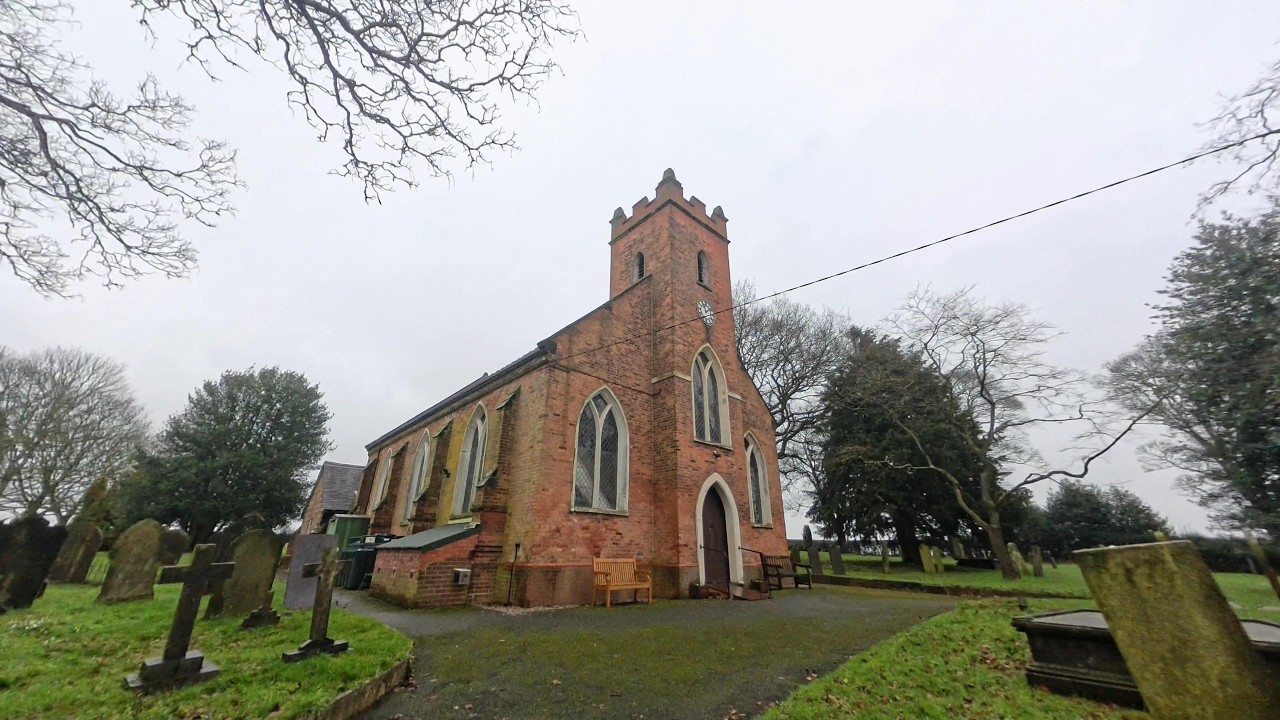 st Peter's church, Stonnall, viewed February 2026
