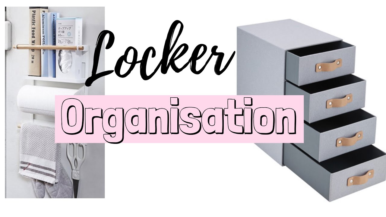 small locker organisation/locker organization