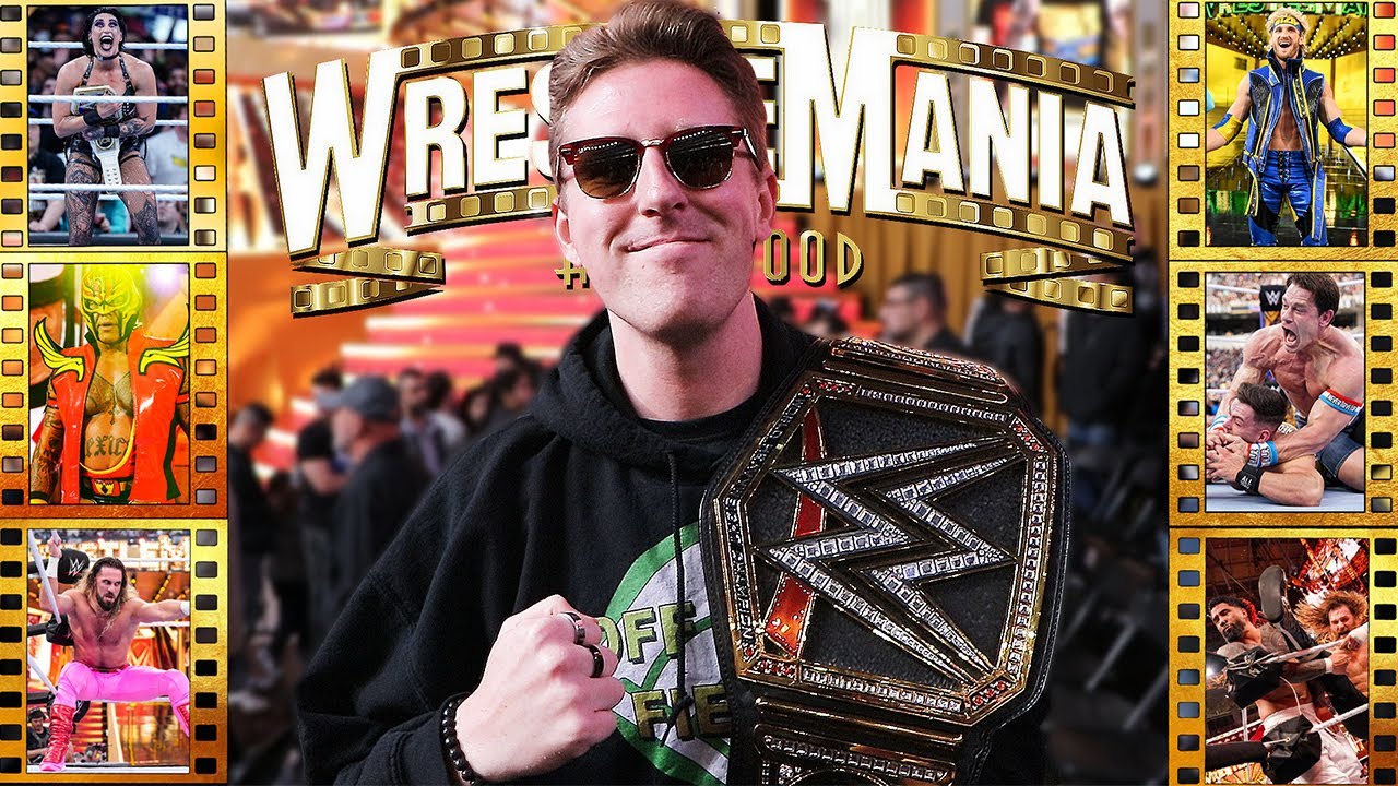 LIVING MY CHILDHOOD DREAM AT WRESTLEMANIA!!! | Kleschka Vlogs