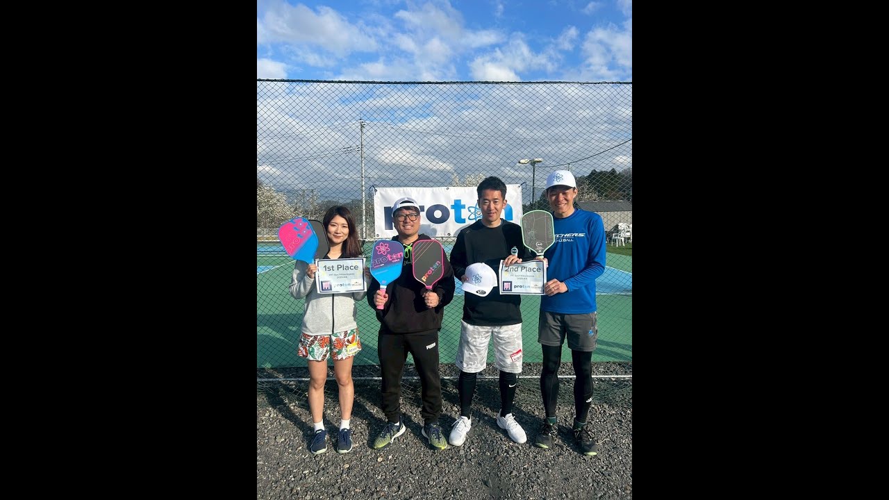 PPT eps.1 @喜連川 　チャレンジャーの部　決勝　山本悠平/竹知彩乃 vs 谷村浩貴/高田裕也   ピックルボール