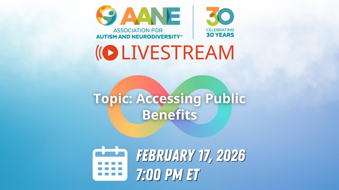 Accessing Public Benefits - Sign up for AANE's Jody Acford Conference!