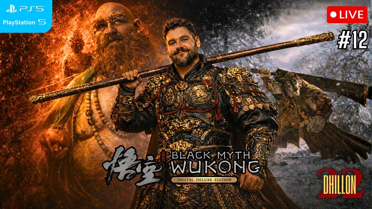 {PLATINUM TROPHY RUN} CHAPTER [3] FINAL BOSS FIGHT BLACK MYTH WUKONG EPISODE [#12] LIVE PS5 GAMEPLAY