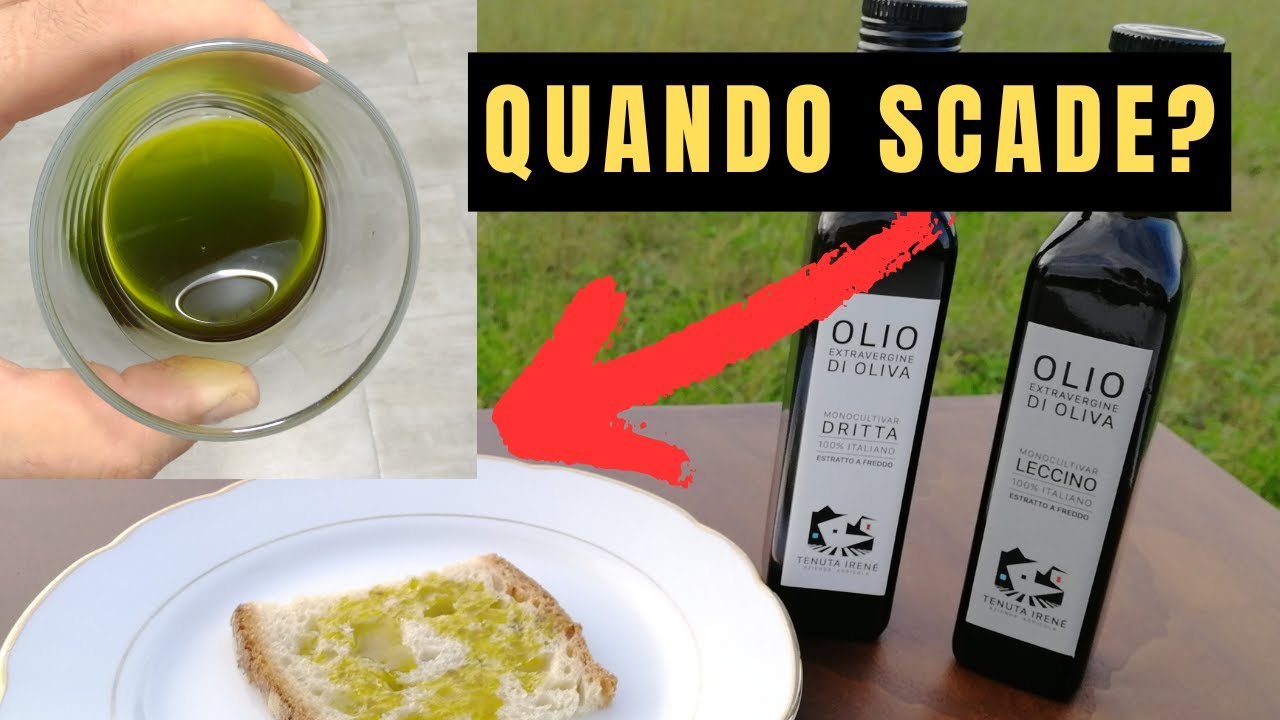 Quando scade l'olio extravergine di oliva?