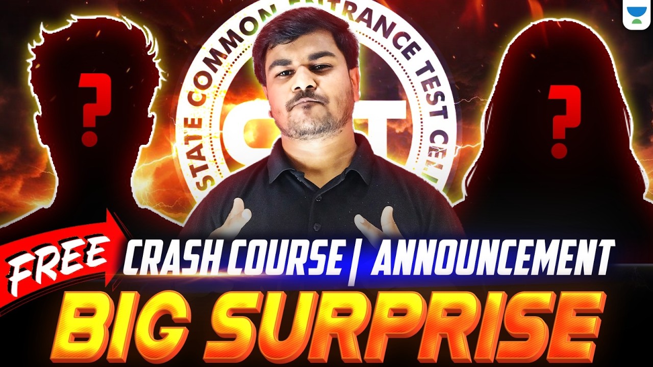 Attention MHT-CET Students ⚠️ Free Crash Course Announcement | Big Opportunity