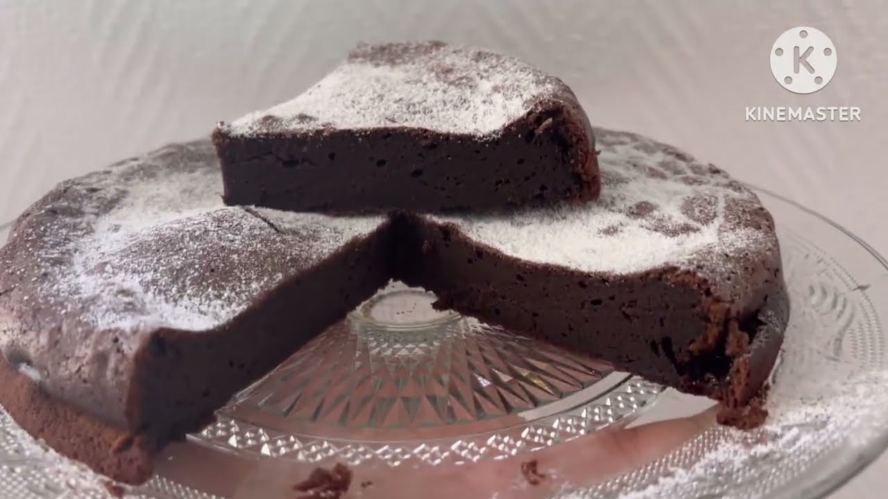 Go&ucirc;ter express🍫Recette du fondant au chocolat facile et inratable💥💯