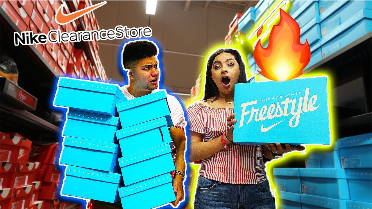 SHE FOUND EXCLUSIVE NIKE'S AT THE NIKE OUTLET!!