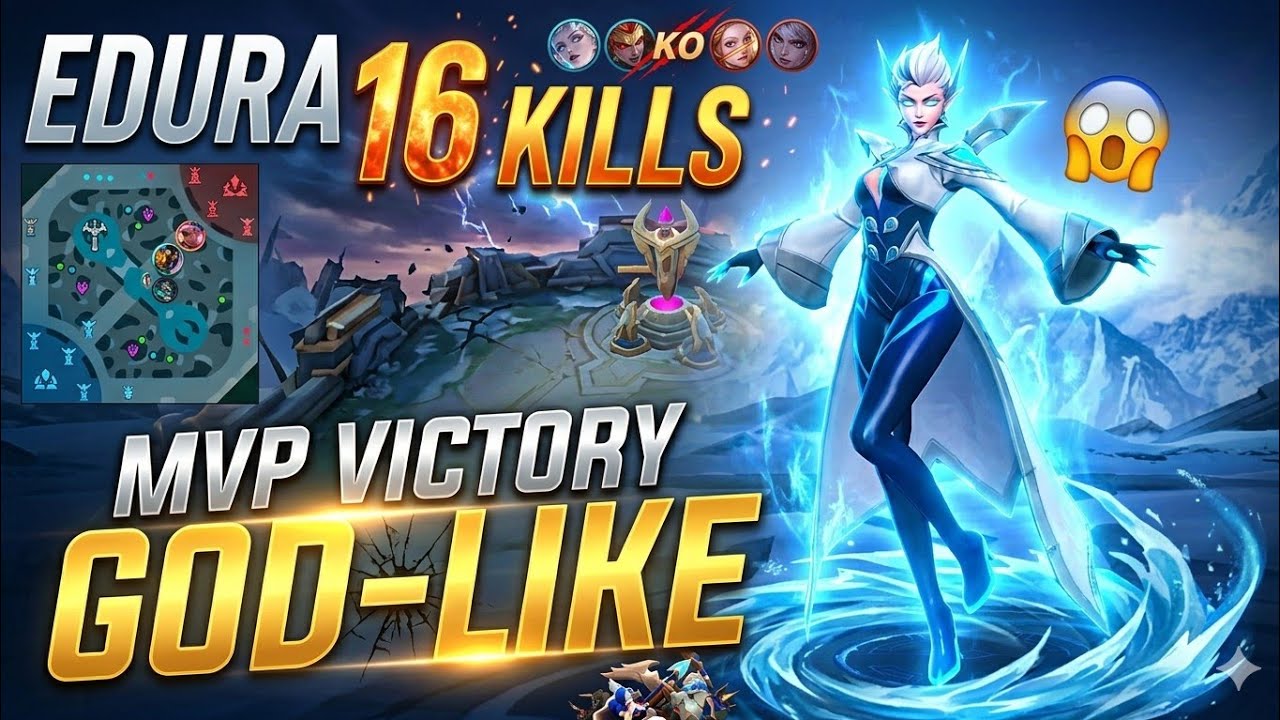 16 KILL EDURA MVP VICTORY GOOD LIKE 😱 PLEASE TRY THIS BUILD..#newseason #mllb 
