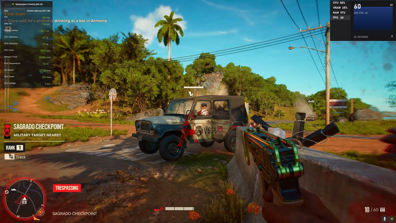 Far Cry 6 1080p/60 FPS Optimized Setting For GTX 1060 6GB