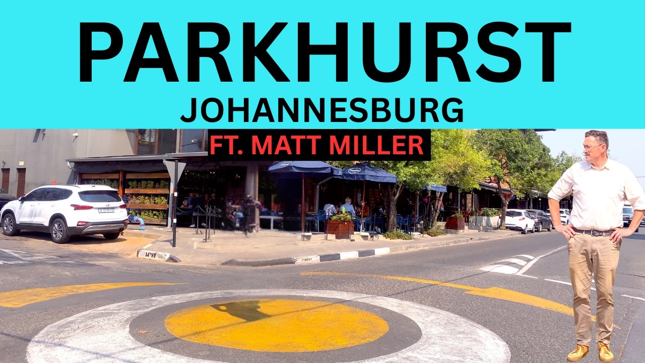 Walking Tour Parkhurst Johannesburg Vibes | Cafés, Shops & Streets ft. Matt Miller