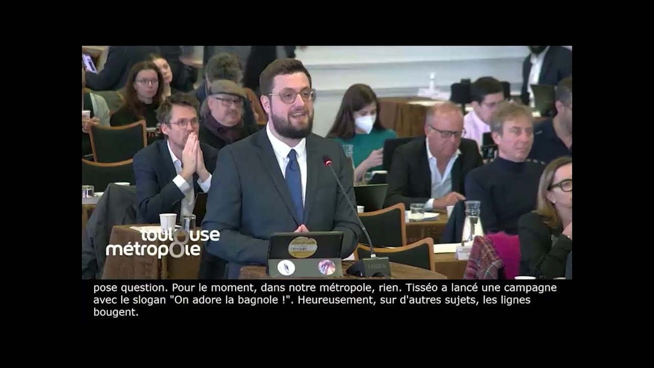 Thomas Karmann - Propos liminaires -  Conseil Métropolitain Toulouse 8 février 2024