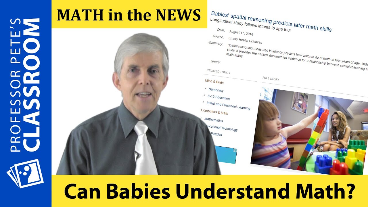 K-6 Math in the News: Can Babies Understand Math?