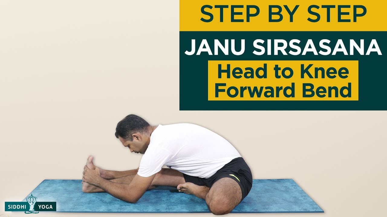 Janu Sirsasana (Head to Knee Forward Bend Pose) Benefits, How to Do by Yogi Sandeep - Siddhi Yoga