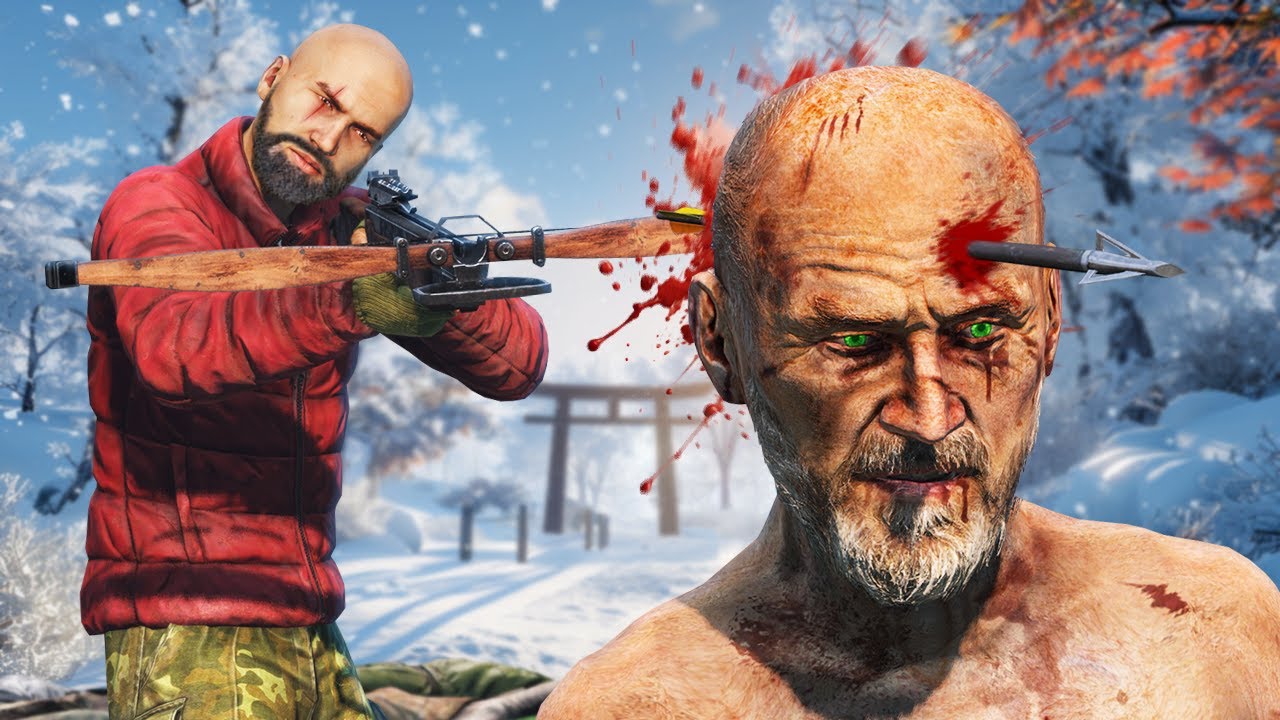 Surviving a NEW WINTER JAPAN DayZ Map!