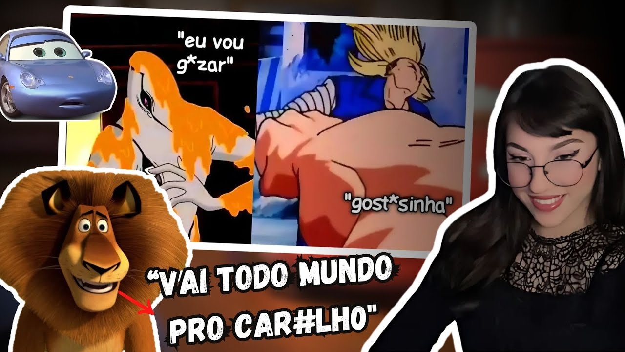 REACT | PERSONAGENS CONHECIDOS FALANDO ATROCIDADES 😳