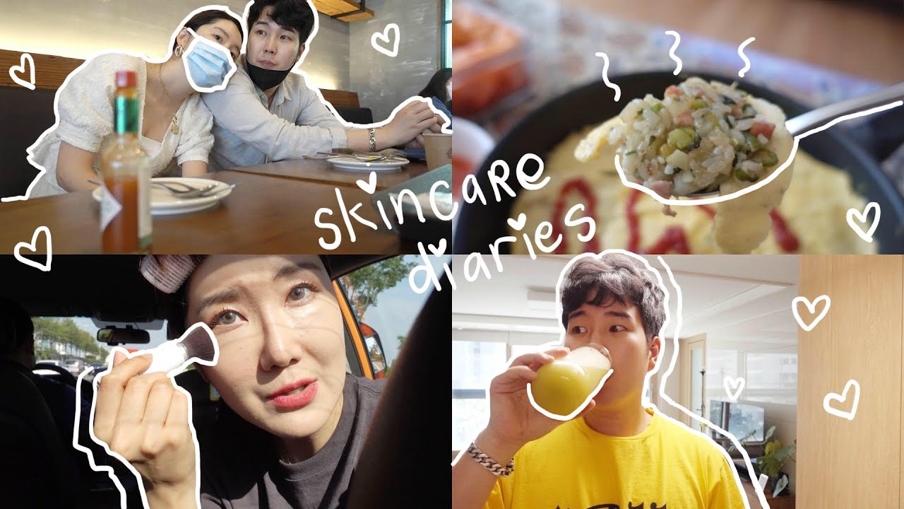 Skincare Diaries☀️Cozy Date w Bae, Skincare Haul(finally), Real Way to Reapply Sunscreen