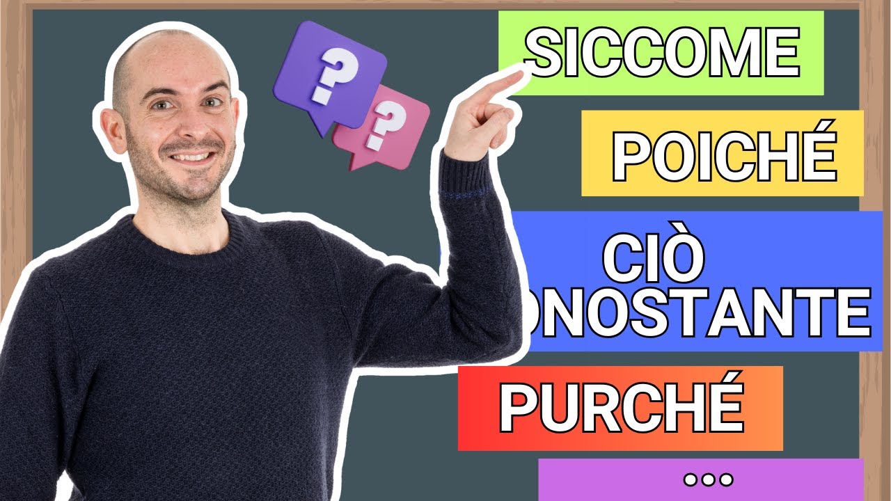 QUIZ: le CONGIUNZIONI ITALIANE | Impara l'italiano con Francesco