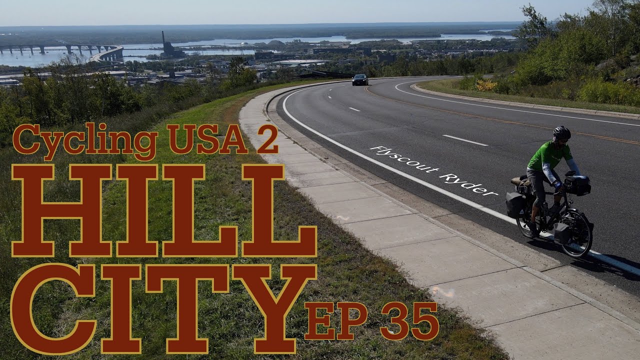ХИЛЛ-СИТИ - Cycling USA 2 (Эпизод 35) - Документальный фильм о велотуризме - Первый день в Миннес...
