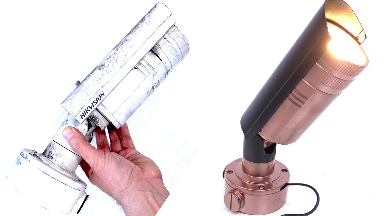 Recycling An Old Cctv Camera Into a Desk Lamp