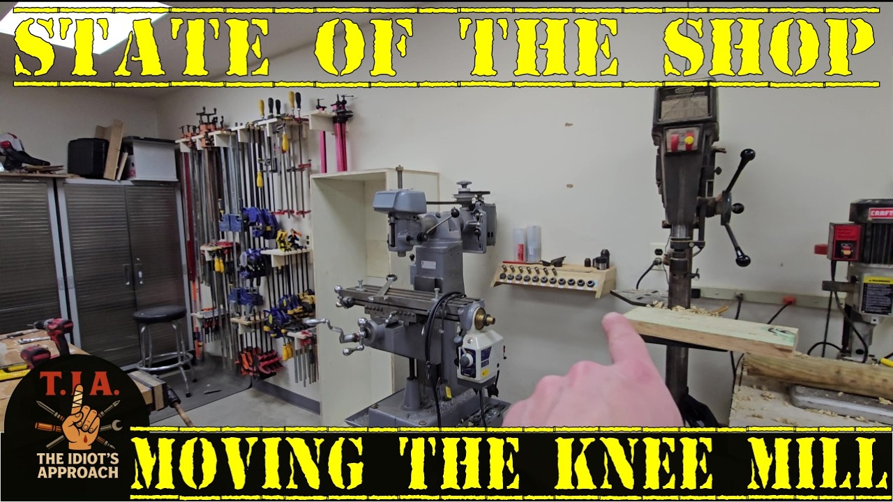 Moving and Rewiring Clausing 8520 Knee Mill