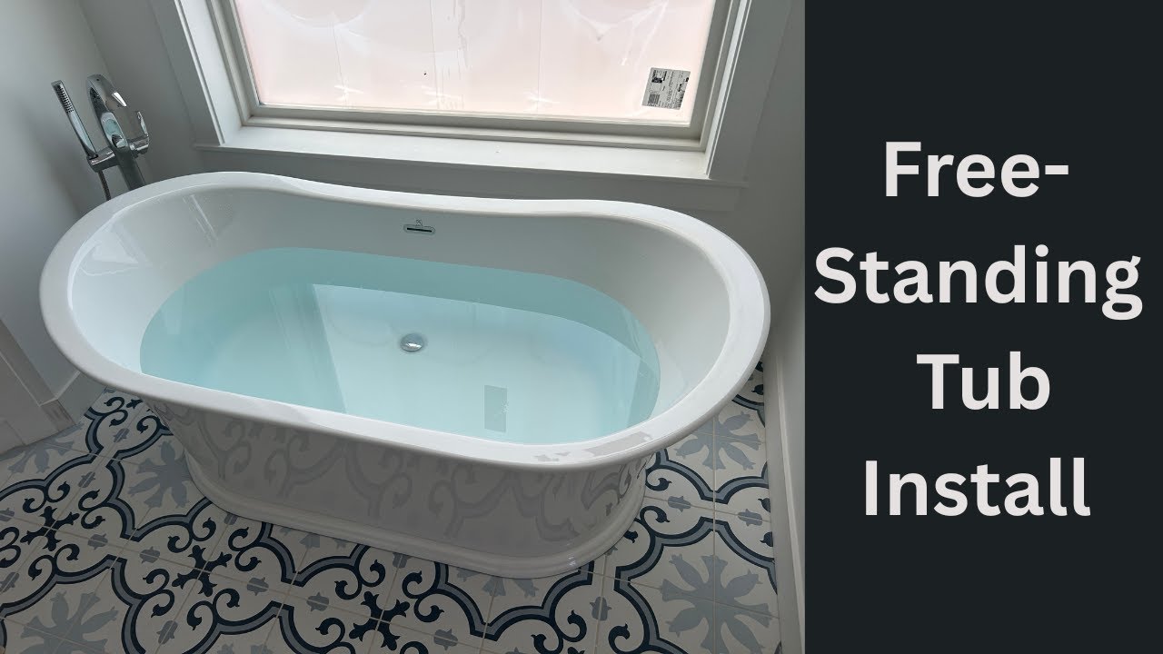 MAAX Free Standing Tub Installation