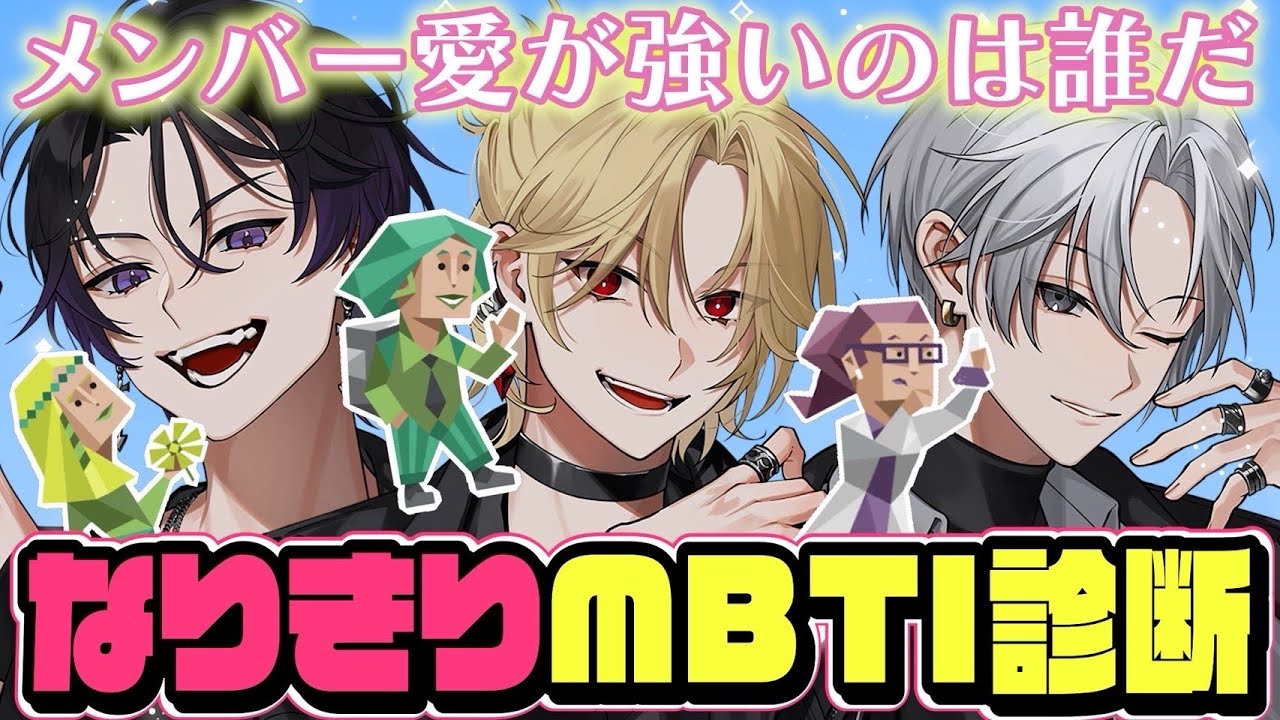 【MBTI診断】メンバー愛が1番強いのは誰だ！なりきり性格診断！Part1