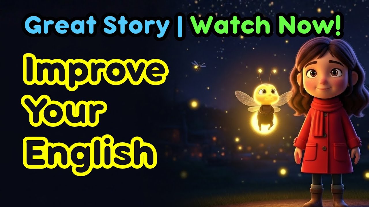 The Last Firefly: A Story About Light and Friendship! 🦋  Easy English story