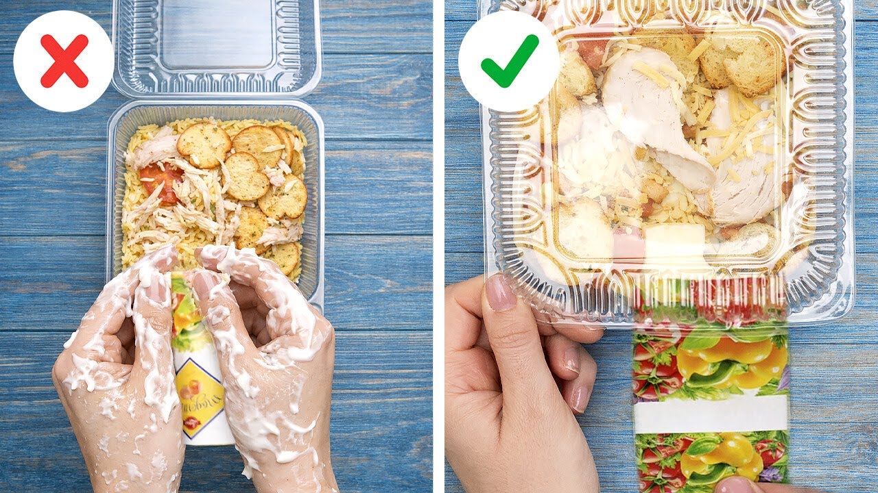 Trucchi Geniali in Cucina per Mangiare Senza Sporcare 😋⚡