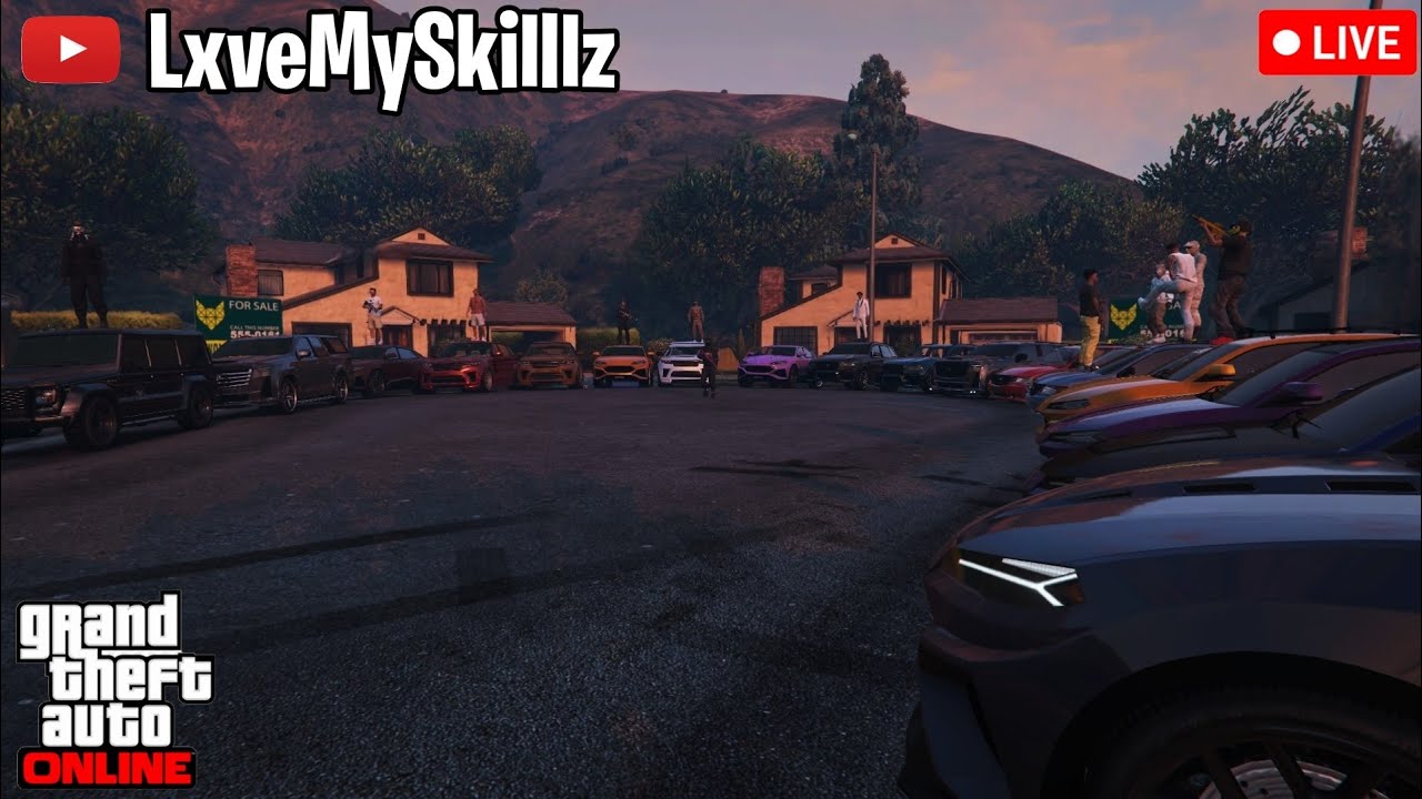 GTA 5 ONLINE LIVE CAR MEET🚘| CAR SHOW🔥| DRAGS | CRUISE Ps4💯