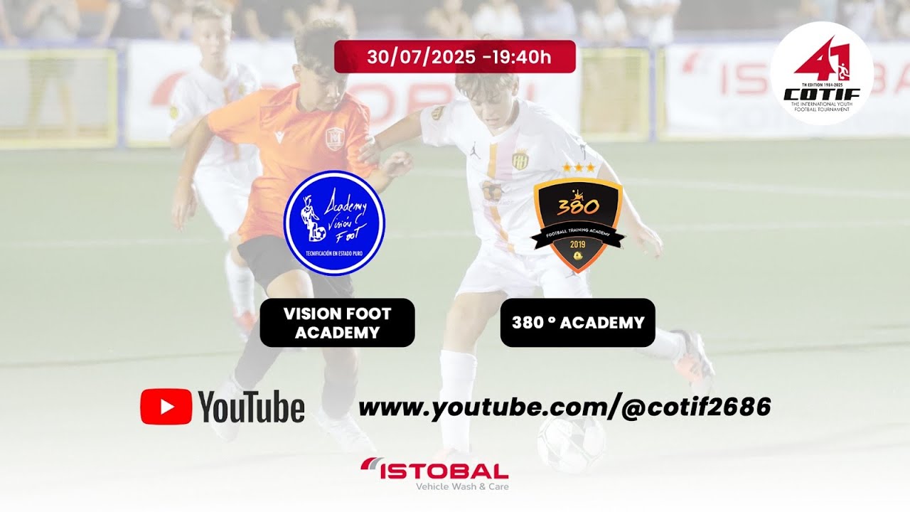 VISION FOOT ACADEMY VS 380 ACADEMY  -  COTIF PROMESES ISTOBAL 2025