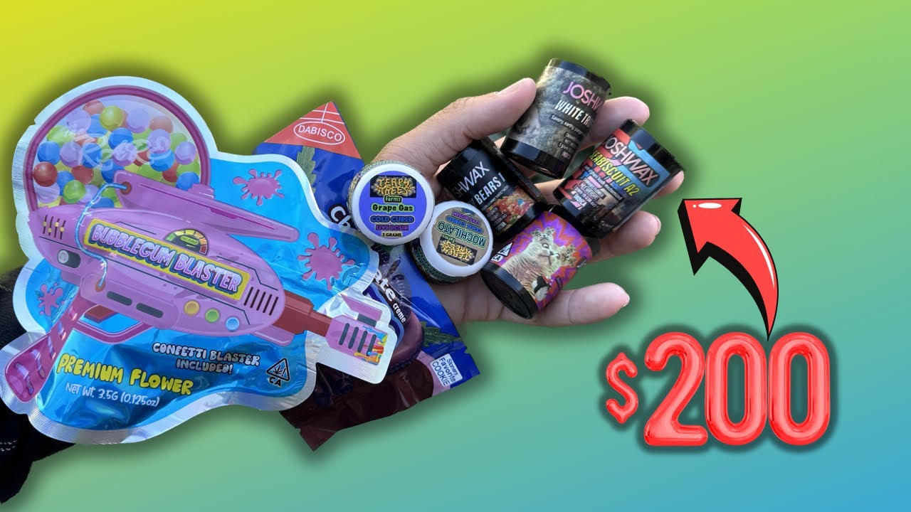 what does $200 get you at a WEED EVENT in CALI?