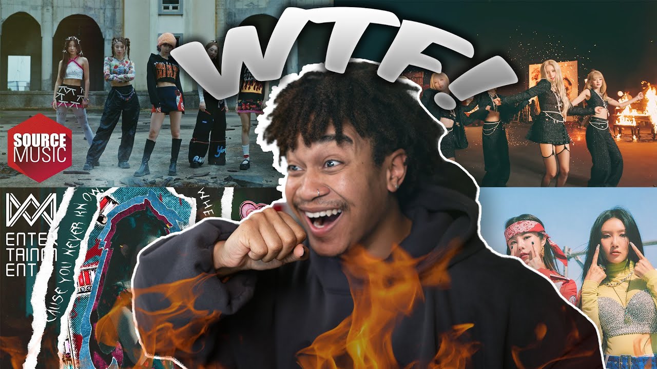 LE SSERAFIM (르세라핌) ANTIFRAGILE M/V, (G)I-DLE - 'Nxde' M/V,  MAMAMOO, KEP1ER, KWON EUN BI - REACTION