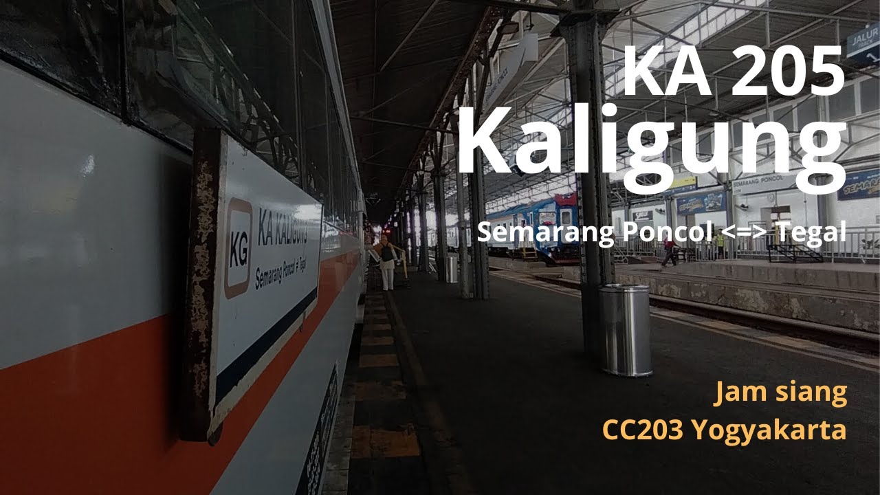 Jadwal Siang - Trip KA 205 Kaligung | Semarang Poncol - Pekalongan