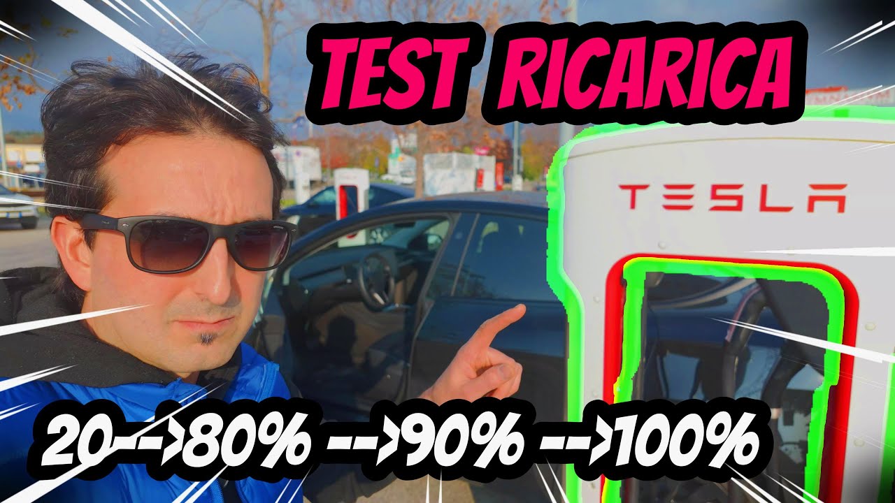 💥 TEMPO di RICARICA SUPERCHARGER dal 20-80% 90% 100% | TESLA model Y long range RWD 💥 4K 🇮🇹