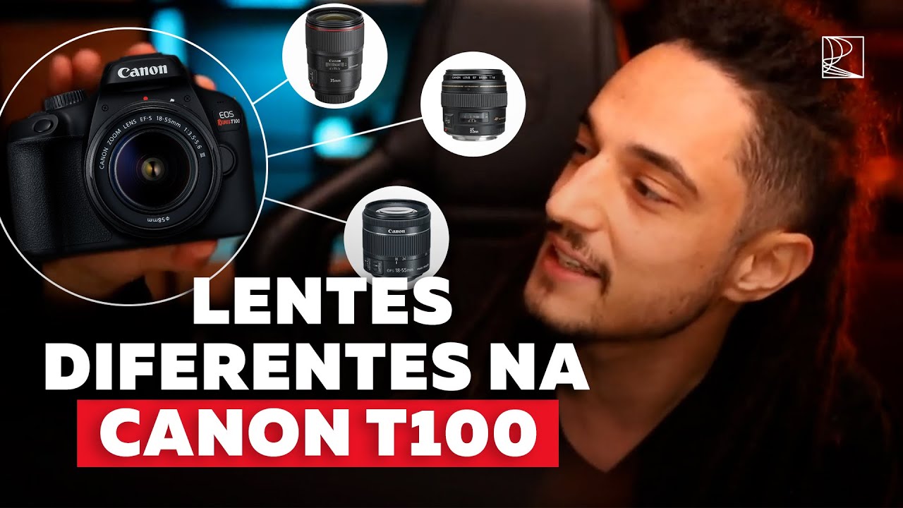 Veja a diferença de qualidade de várias lentes em uma câmera de entrada - Canon T100