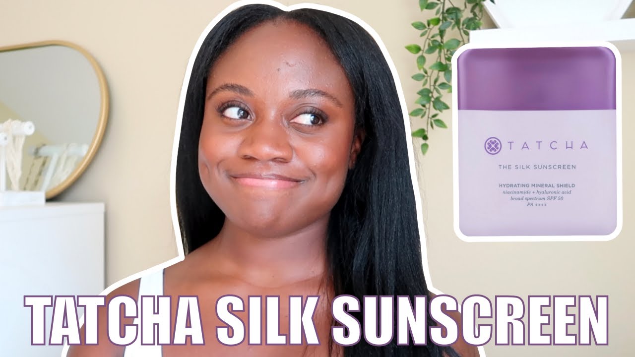 IS IT WORTH YOUR $60? 🤔 TATCHA THE SILK SUNSCREEN SPF 50 | MINERAL SUNSCREEN REVIEW ON OILY SKIN