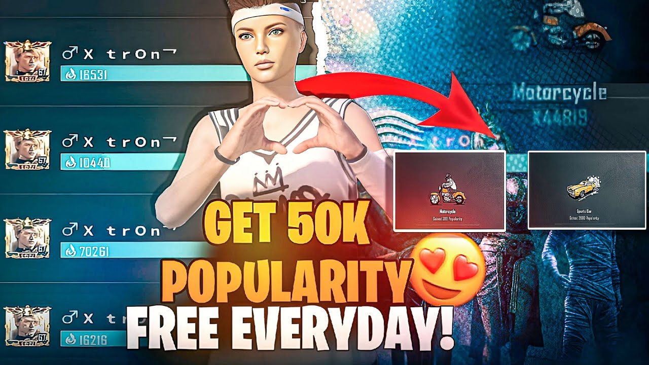 HOW TO GET FREE POPULARITY DAILY IN BGMI 😍 || GAMING RESEARCH #popularitybattle