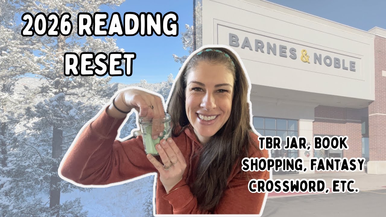 2026 Reading Reset // New TBR Jar🫙, Book Shopping 📚, Fantasy Crossword and More! ❄️⭐️🎧