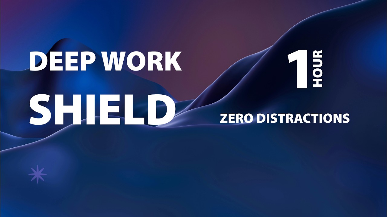 Deep Work Shield | Brown Noise for Digital Detox & Focus | No Distractions