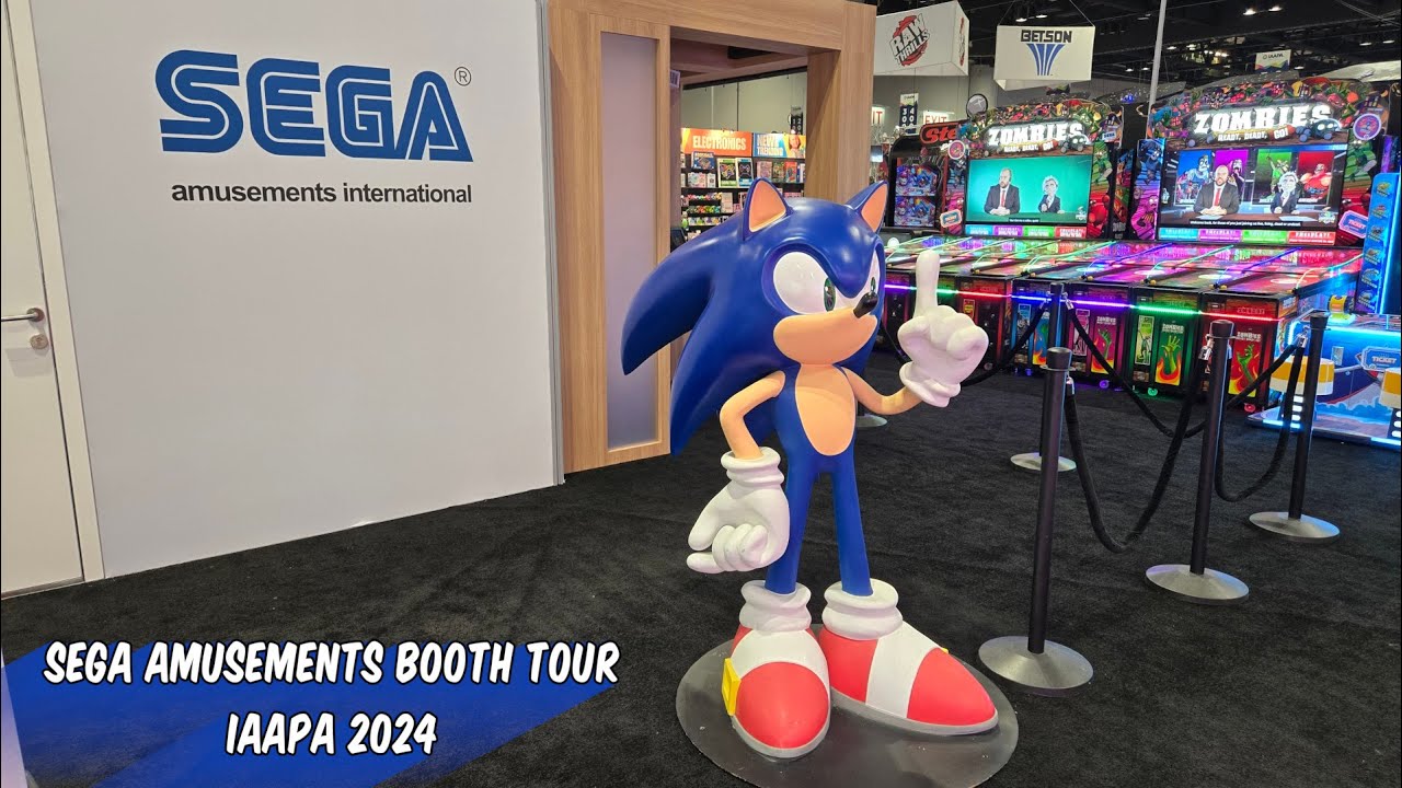 Arcade Booth Tour: Sega Amusements, IAAPA 2024