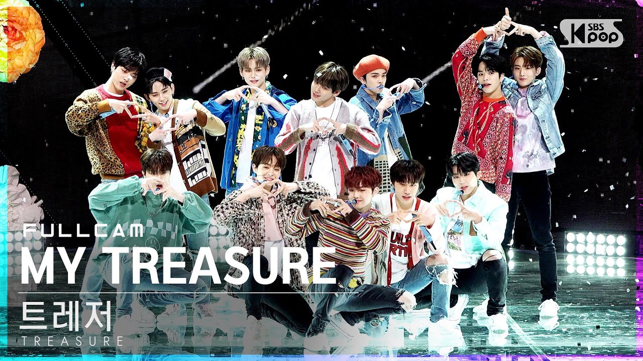 [안방1열 직캠4K] 트레저 'MY TREASURE' 풀캠 (TREASURE Full Cam)│@SBS Inkigayo_2021.01.17.