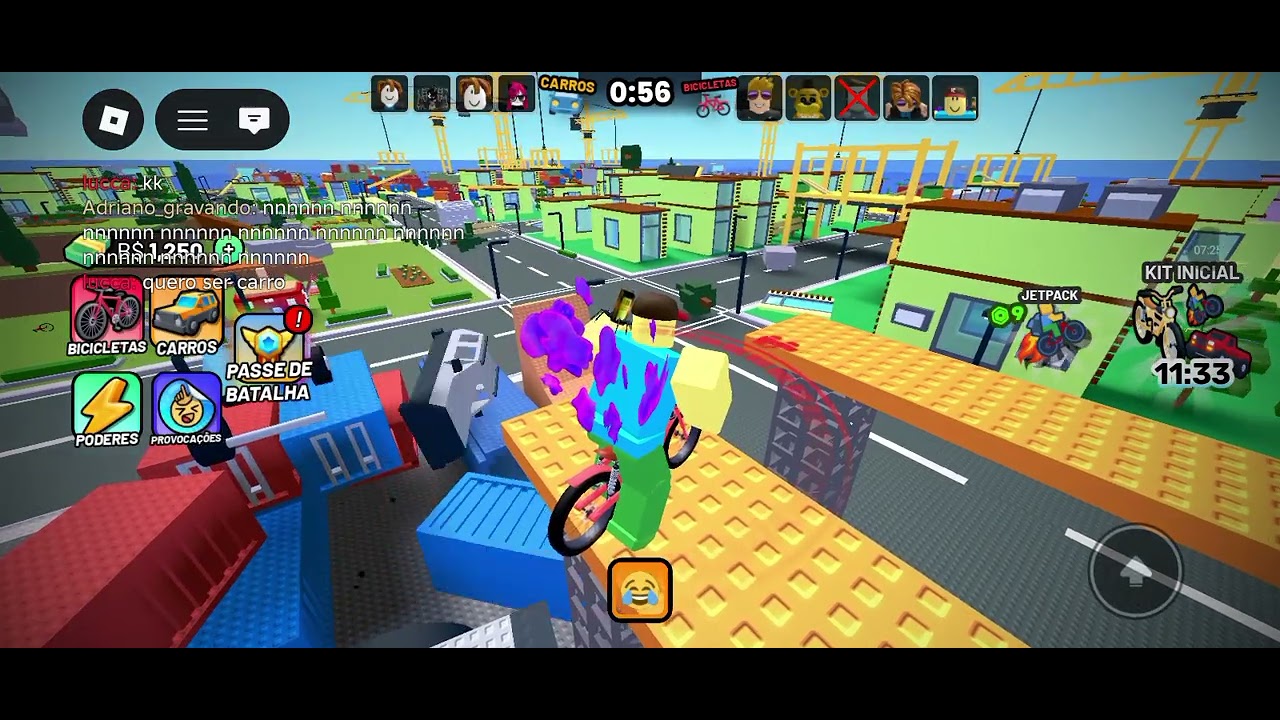 Kk deixa seus nome do Roblox para eu adicionar