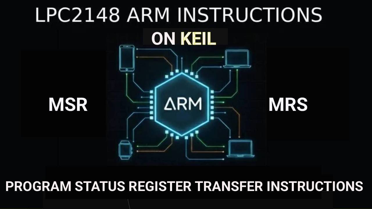 How to Simulate MSR and MRS Instructions in Keil &mu;Vision | ARM7 Assembly