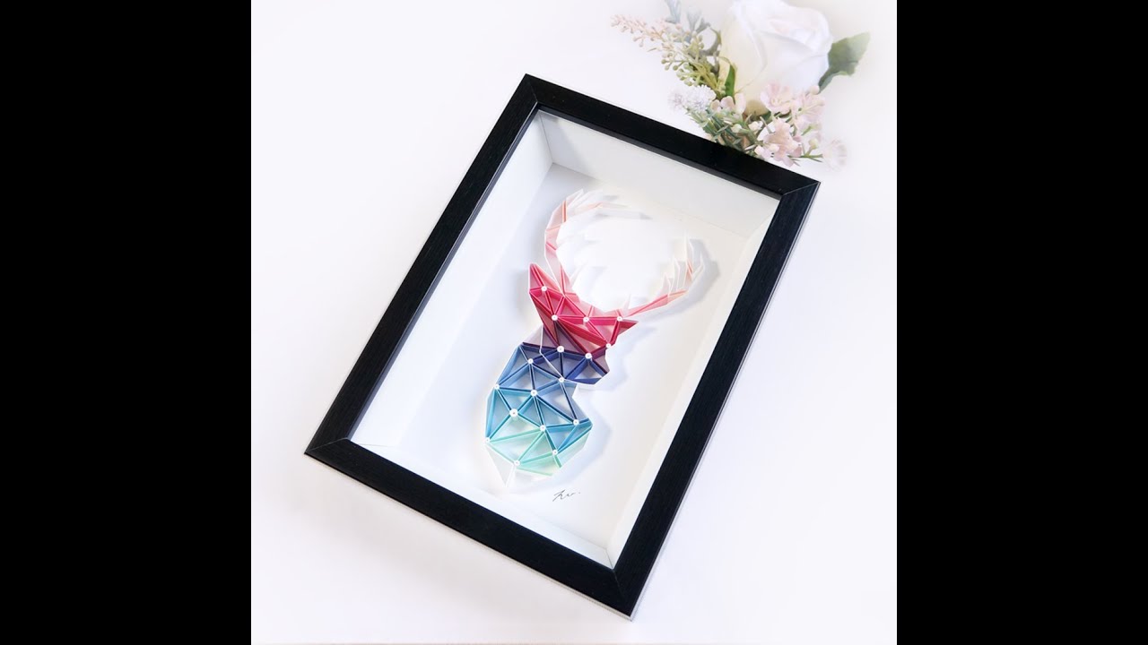 How to make Paper Quilling art with easy skill: Paper art Craft by unjdesign