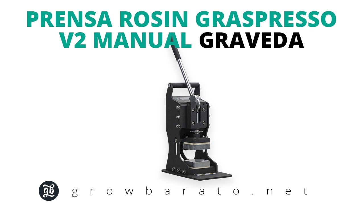 Prensa Rosin Graspresso Manual | Realiza tus propias extracciones | Growbarato - GB The Green Brand