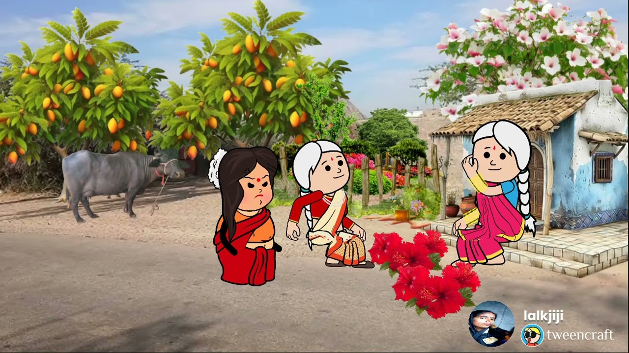 देवरानी के चक्कर में, जेठानी बर्बाद किहिन आपन घर।#shaluawdhicartooncomedy @anchalcartooncomedy 
