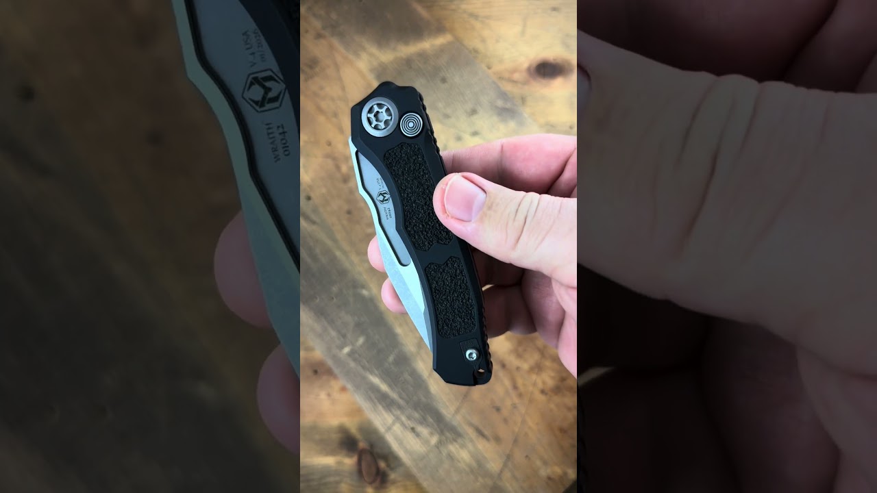 Heretic Wraith V4 - Battleworn Magnacut Tanto Automatic - В наличии на GPKNIVES.com! #EDC